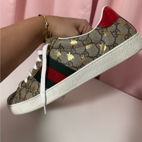 Gucci ACE GG Supreme ‘Bees’ size 12.5 - Picture 3 of 16